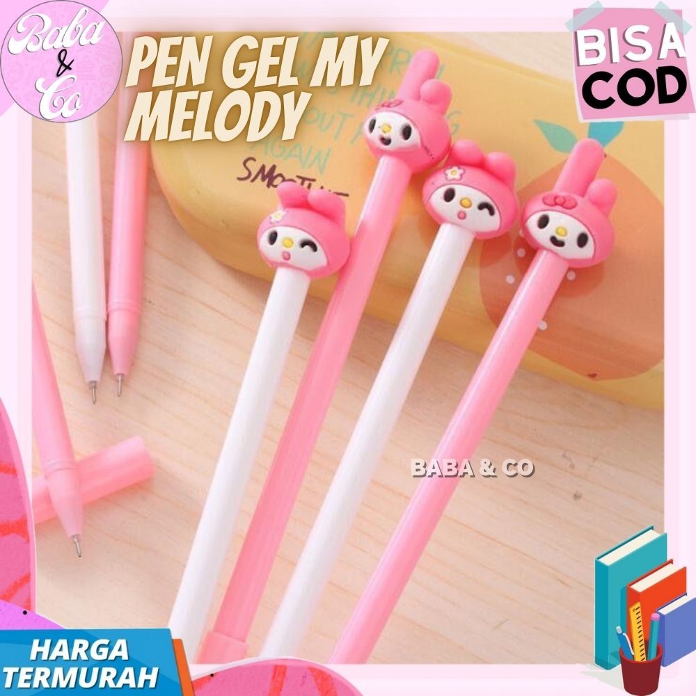 

PULPEN MY MELODY PEN GEL IMUT LUCU UNIK MELODY LUCU UNIK READY COD