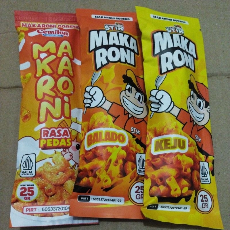 

MAKARONI camilan terkini, makanan ringan