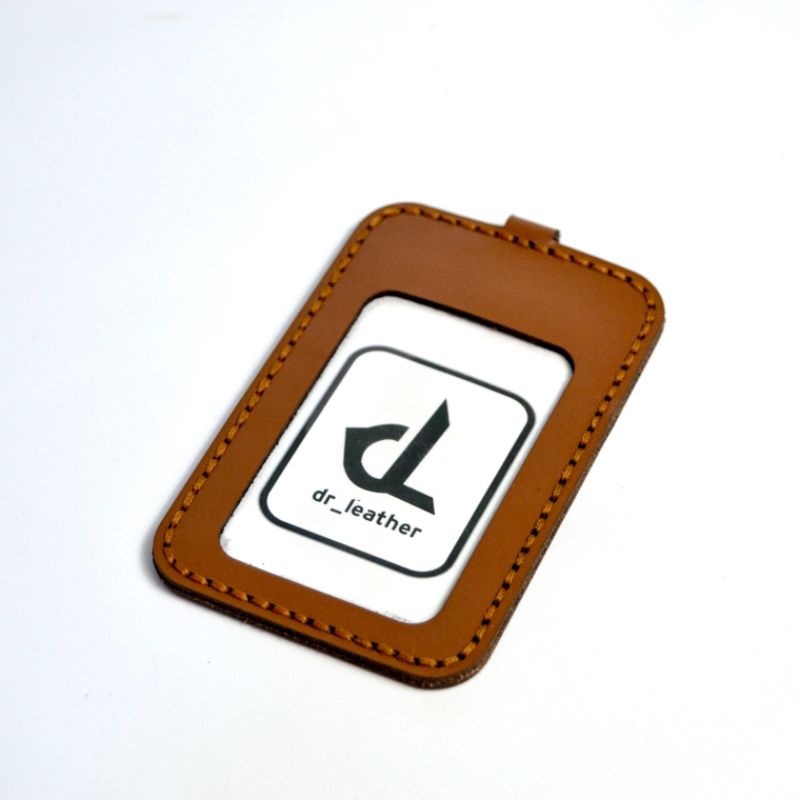 

Id Card Holder Kulit Free Custom Logo/Nama 100% ORIGINAL Asli Kulit DR_Leather 04