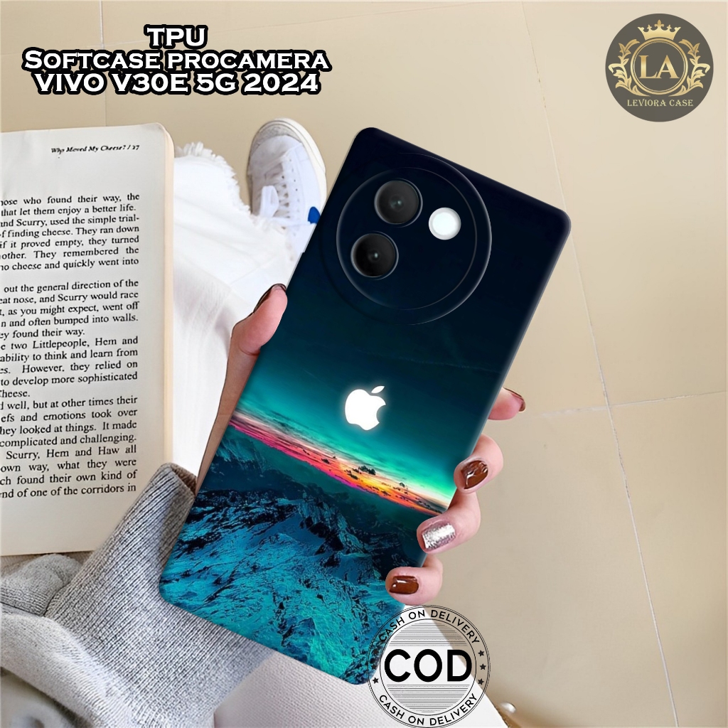 Case VIVO V30E 5G 2024 Terbaru - Fashion Case Logo IP - Softcase VIVO V30E 5G 2024 - Case Pro Camera