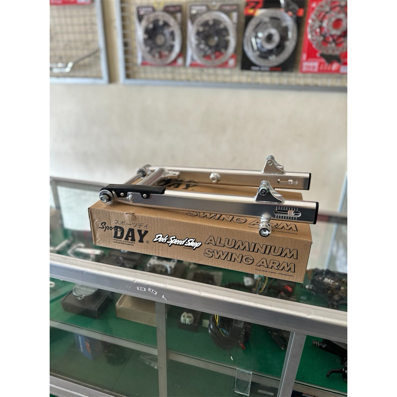 SWING ARM FIZ R FORCE 1 JUPITER CRYPTON VEGA ALUMINIUM CNC ARM FIZ ALMINI SPORTS DAY