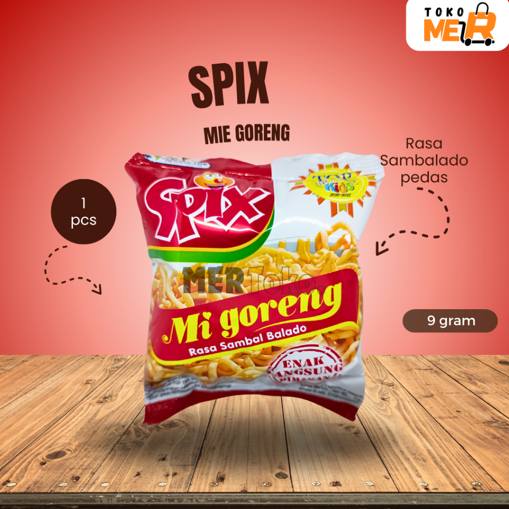 

Spix Mie Goreng Snack Balado 9 gr