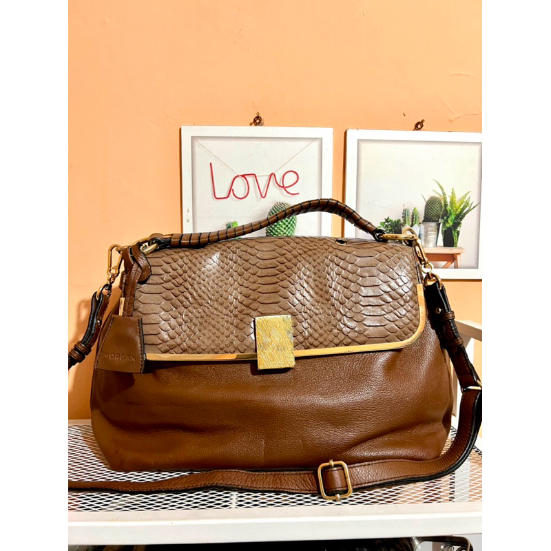 Tas Morgan De Toi likenew sling kulit mantul