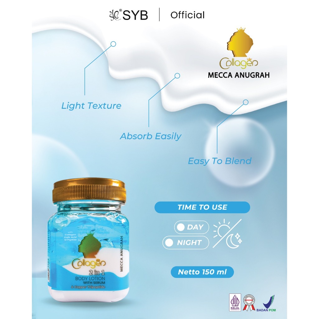 MECCA ANUGRAH COLLAGEN Body Lotion with serum & copper tripeptide