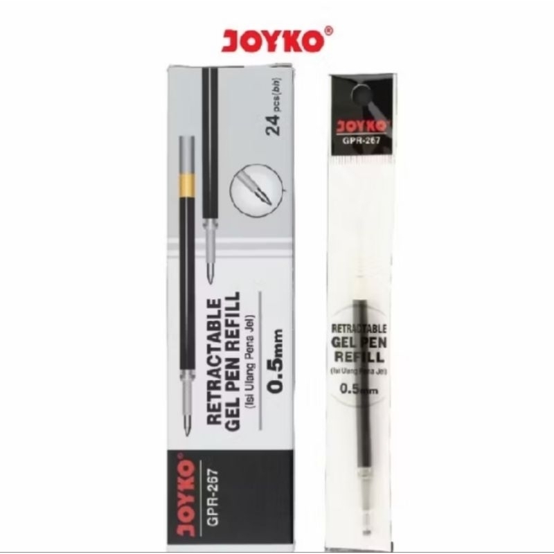 

Joyko Gel Pen Refill ISI ULANG PEN JOYKO GP-265 GP-320 GPR-267 1 BOX ISI 24 PCS