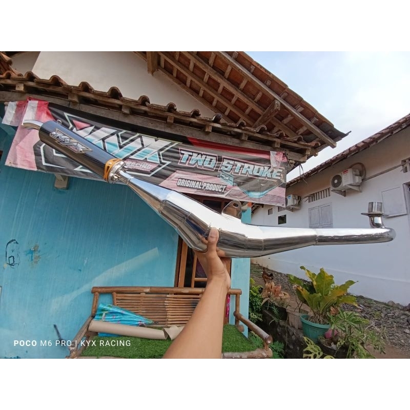 Knalpot BM POWER Samping Suzuki Tornado GS GX Croom Natsume