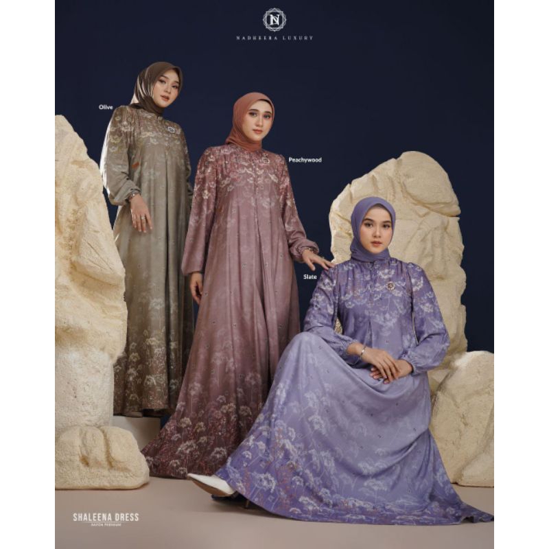 SHALEENA DRESS Gamis Promo by Nadheera Luxury