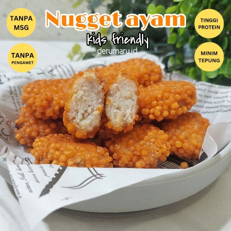 

Chicken Nugget / Nugget Ayam Homemade - MPASI - Kids Friendly - Non MSG - Non Pengawet