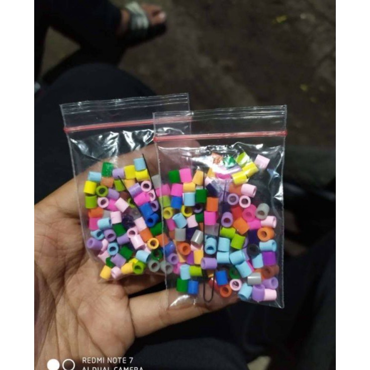 Model Favorit  1 bungkus isi 1 biji Ring burung Plastik  Ring Kenari  gelang burung  ring finch  rin