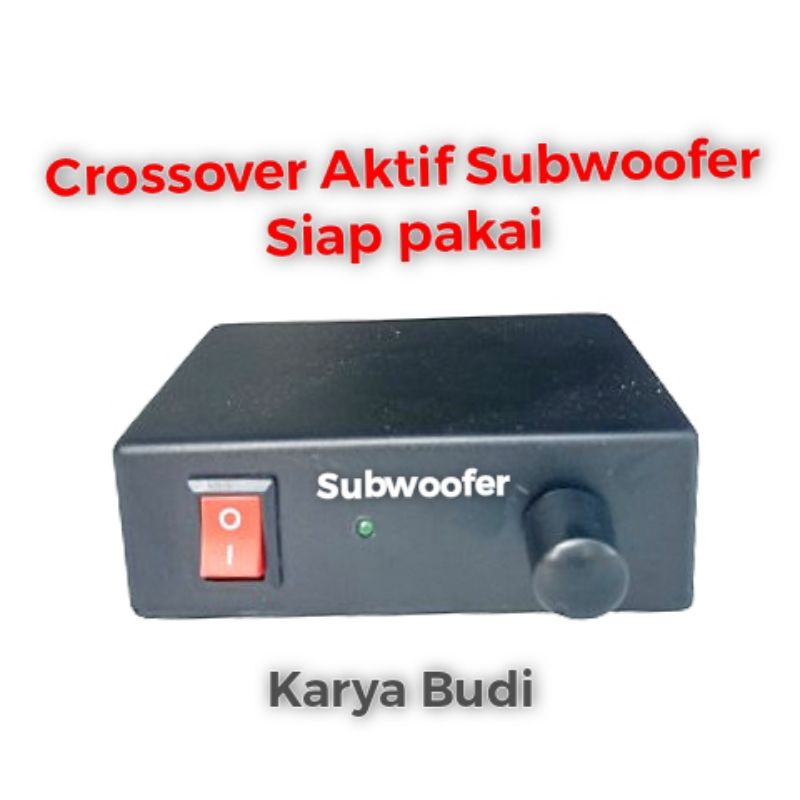 Crossover filter Subwoofer aktif