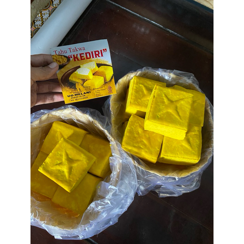 

Tahu Kuning Tahu Takwa Kediri Asli Original Isi 10 Biji