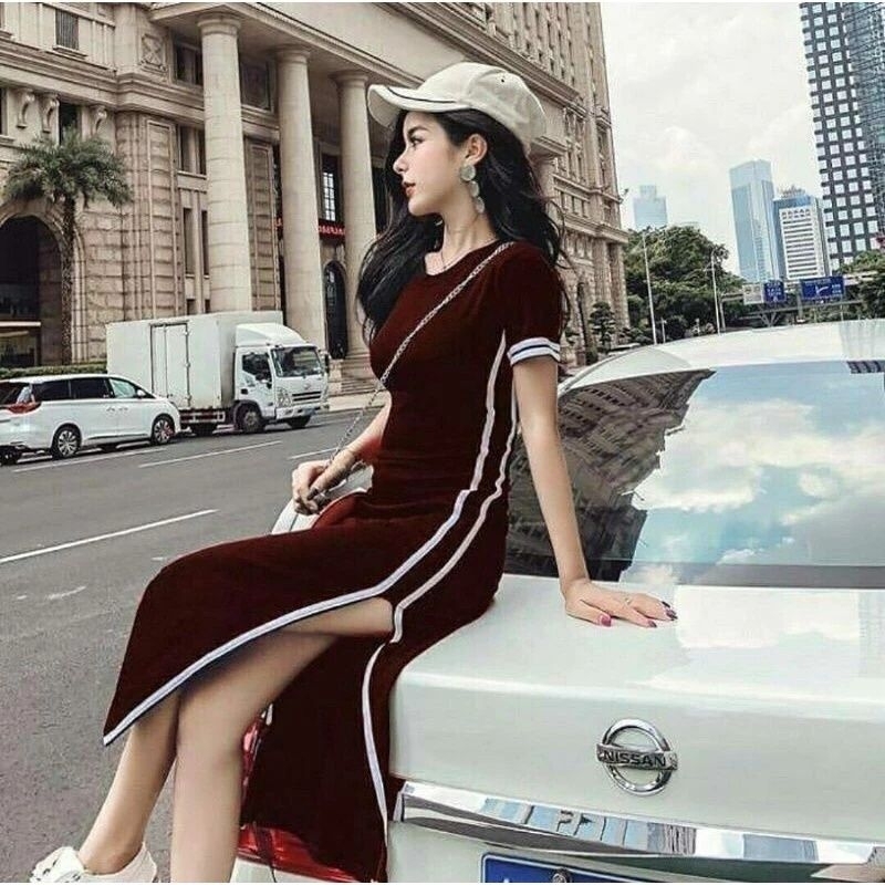 Bludru List Dress
