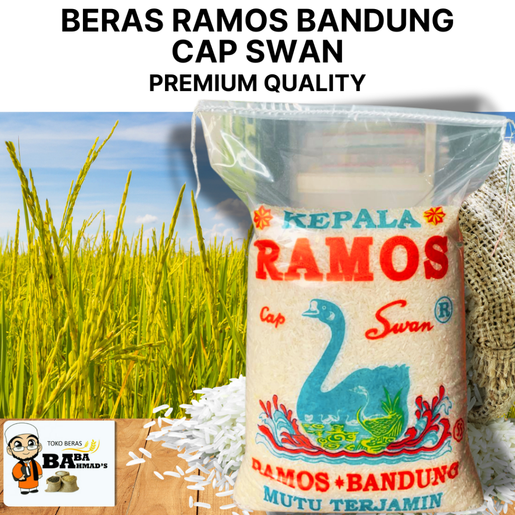 

BERAS RAMOS BANDUNG CAP SWAN PREMIUM - 5KG/10KG/15KG/20KG/25KG