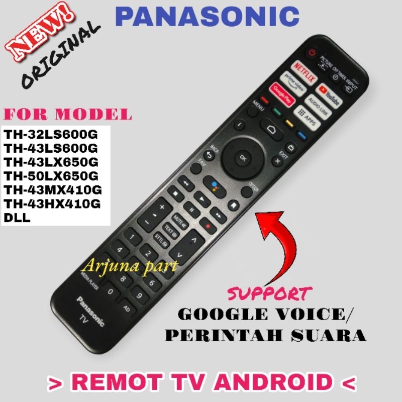 REMOTE TV PANASONIC ANDROID / REMOT TV PANASONIC TH-32LS600G / TH-43LS600G / TH43MX600G / TH-50LX650