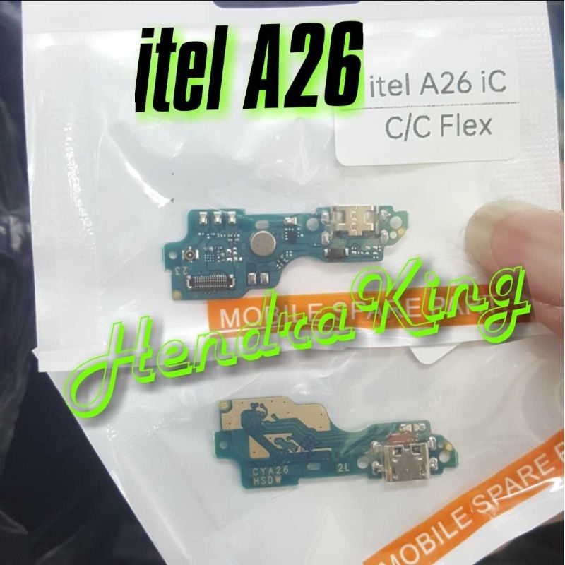 pcb cas konektor charger itel A26