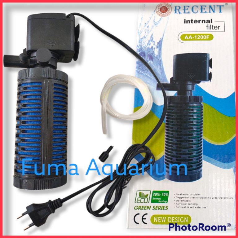 Baru Asli Pompa Aquarium Recent AA12F RC AA 12F Internal Filter Akuarium Aquascape 7 watt Submersibl