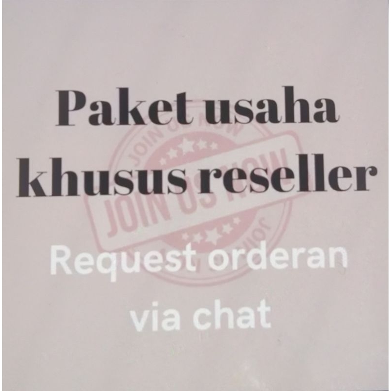 Paket usaha kosmetik untuk reseller