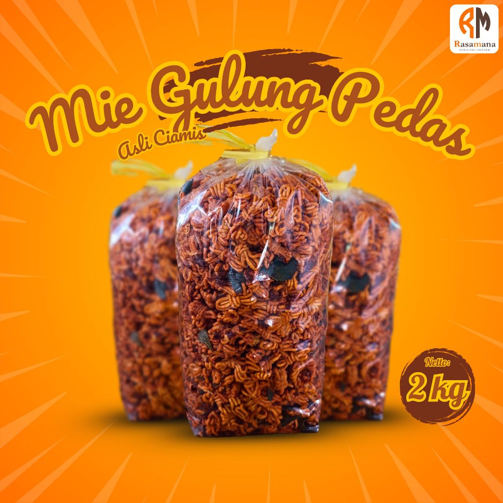 

Mie Gulung Kering Pedas Daun Jeruk 2kg - Camilan Pedas Lezat untuk Setiap Kesempatan