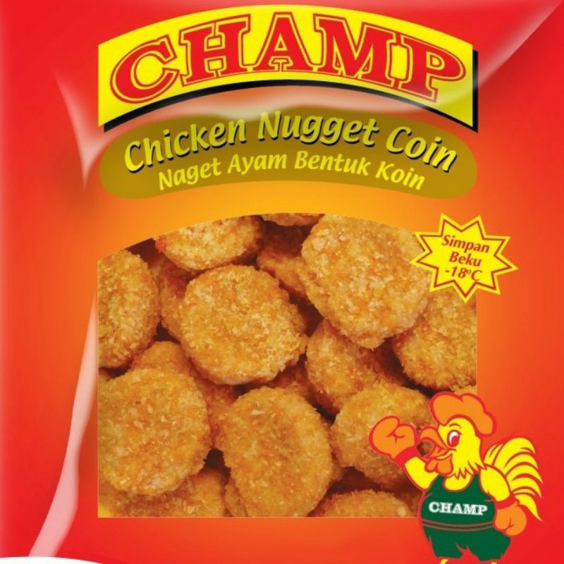 

cahmp chicken nugget coin 200gr