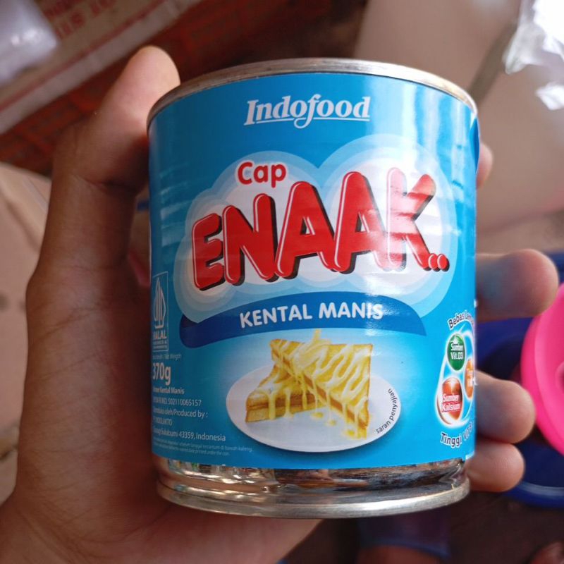 

SUSU CAP ENAK WARNA PUTIH DAN COKLAT KALENG Merk INDOFOOD