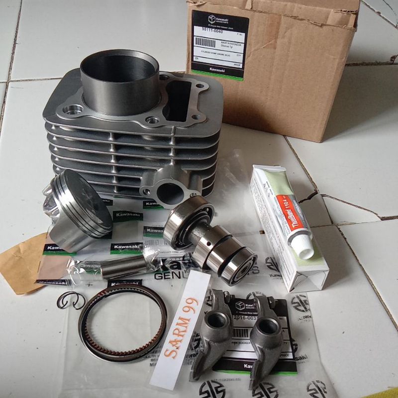 Blok Seher Assy+ Noken As Platuk Klep KLX 150 KLX BF Tracker  Asli.