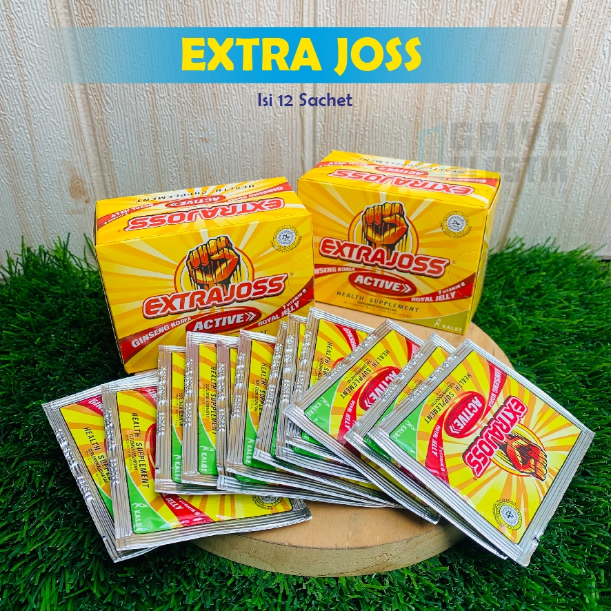 

[12 pcs] Extra Joss Sachet 4g | Minuman Sachet | Bubuk Minuman | Minuman Isotonik