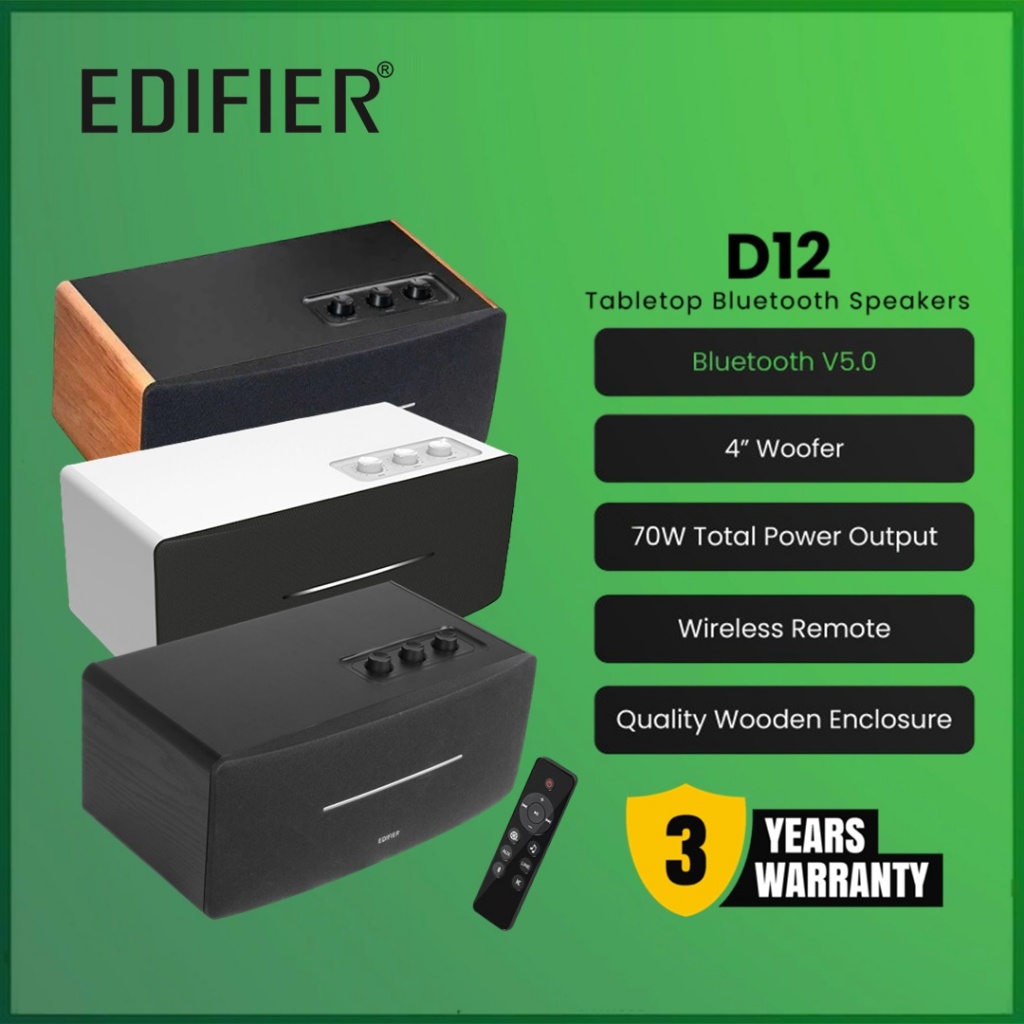 Edifier D12 D 12 Tabletop Bluetooth Speaker Portable