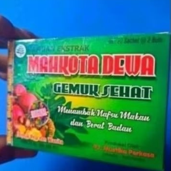 Gemuk Sehat Badan Penambah Napsu Makan Berat Badan ideal Cap Mahkota Dewa