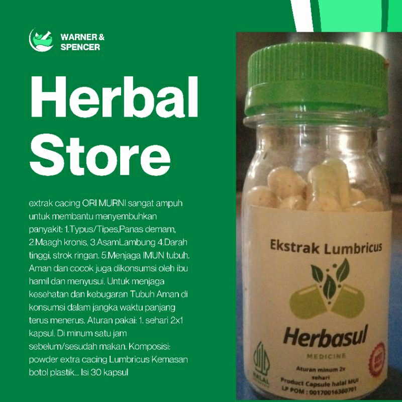 Ekstrak cacing lumbricus