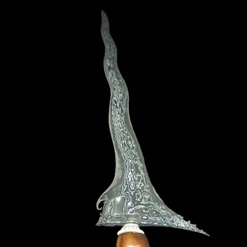 Keris Carubuk Ageman Kanjeng Sunan Kalijaga Pamor Ngulit Semongko Garansi Sepuh Kuno