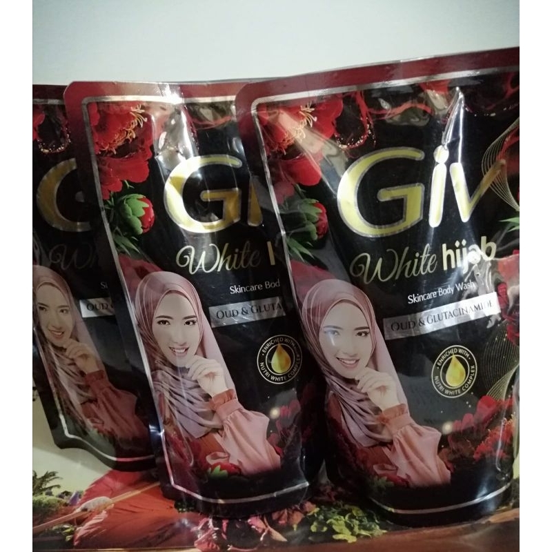 Giv White Hijab Sabun Cair 400mL