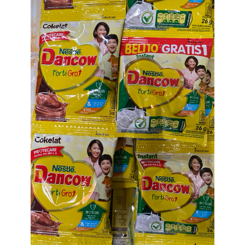 

Dancow susu bubuk sachet eceran/grosir