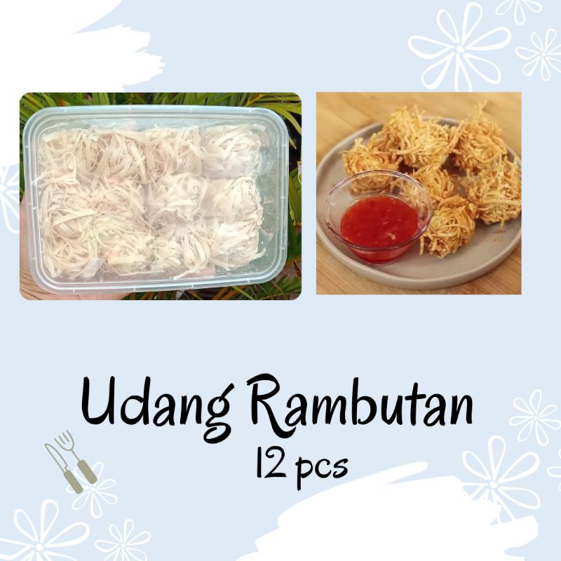 

Udang Rambutan isi 12 / ide bekal praktis include saos dimsum/bangkok