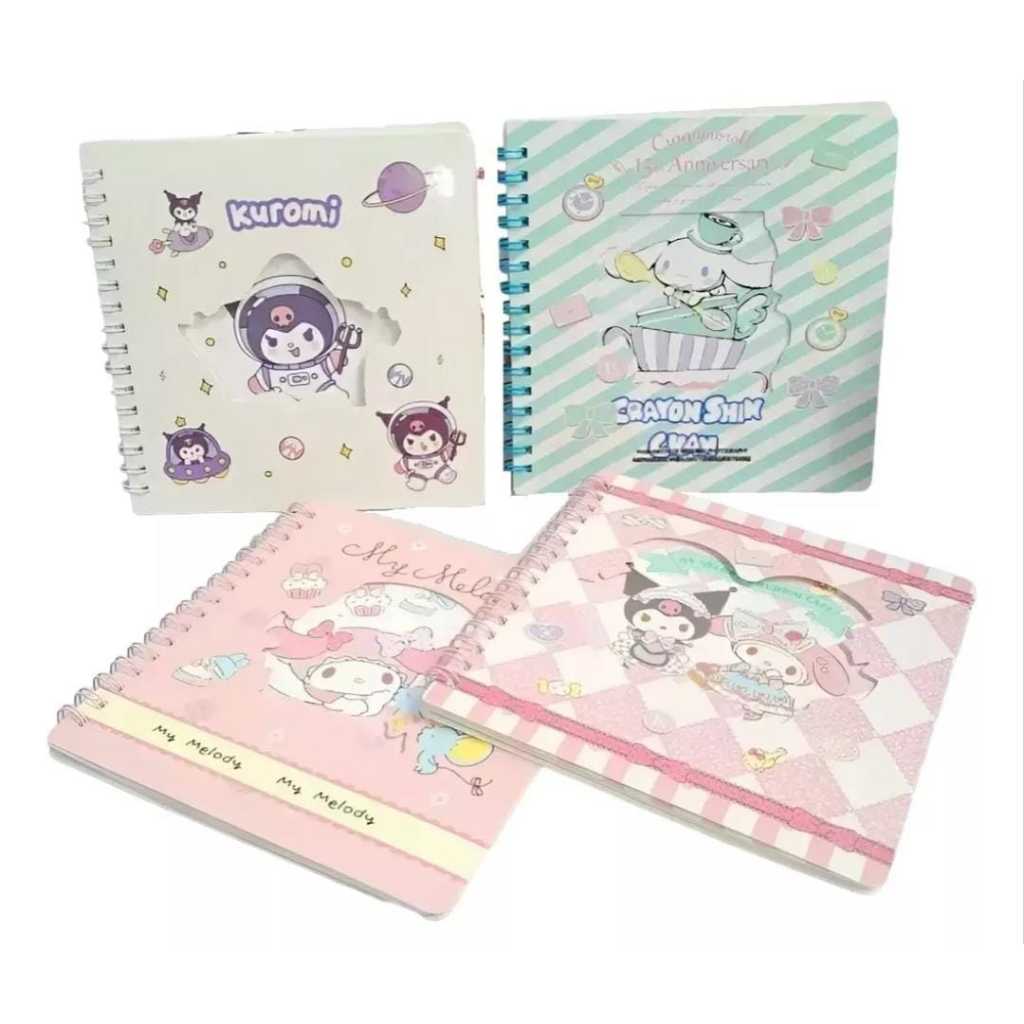 

BINDER BOOK MIDDLE SANRIO XQ | BUKU TULIS BINDER SANRIO | KUROMI | MELODY | CINAMORROL | BUKU TULIS | DIARY BOOK