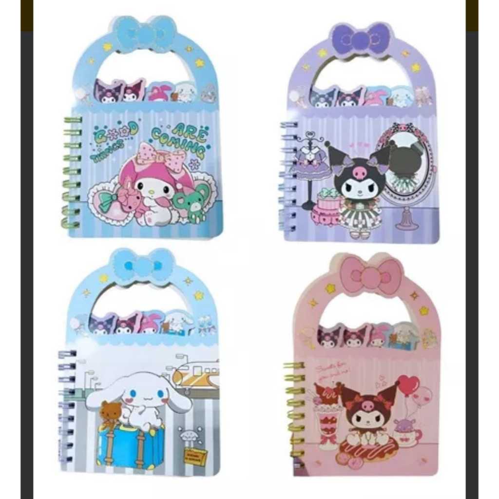 

Veiso_Note Book A7 Sanrio/NOTEBOOK SPIRAL XQ-55804 SANRIO (70 LEMBAR) / BUKU TULIS CATATAN / NOTEPAD KUROMI CINNAMOROLL