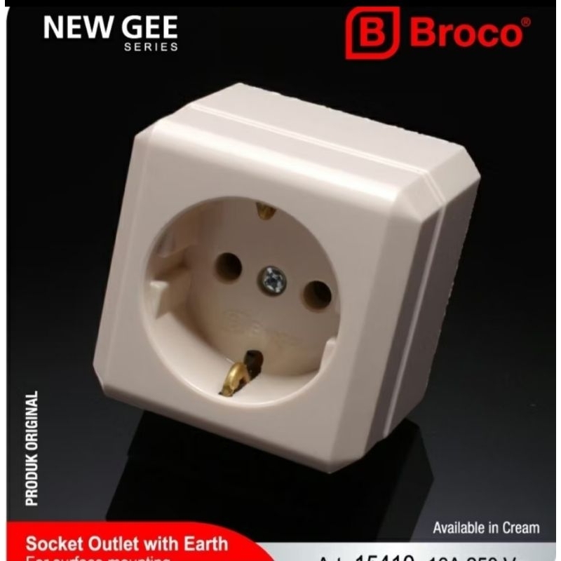 stop kontak ob broco 15410/ stop kontak tempel broco