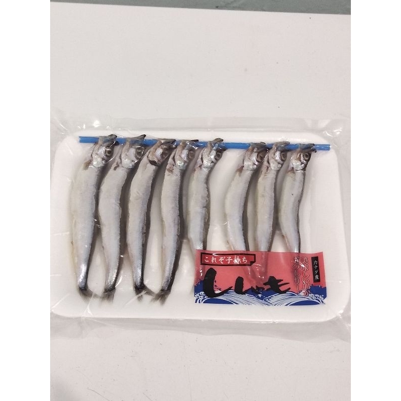 

Ikan Shisamo / Ikan Capelin +/- 150gram (isi 8 pcs)
