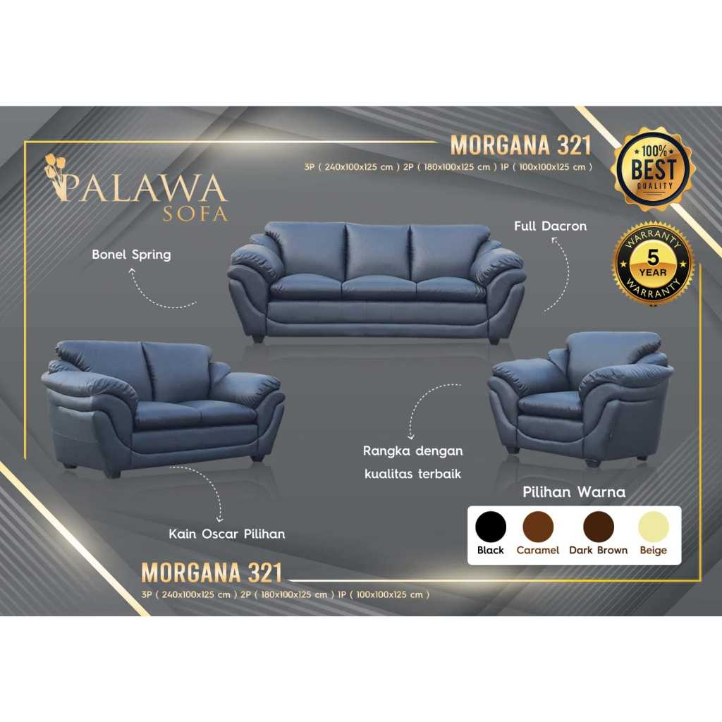 Sofa 321 Tamu morgana Palawa