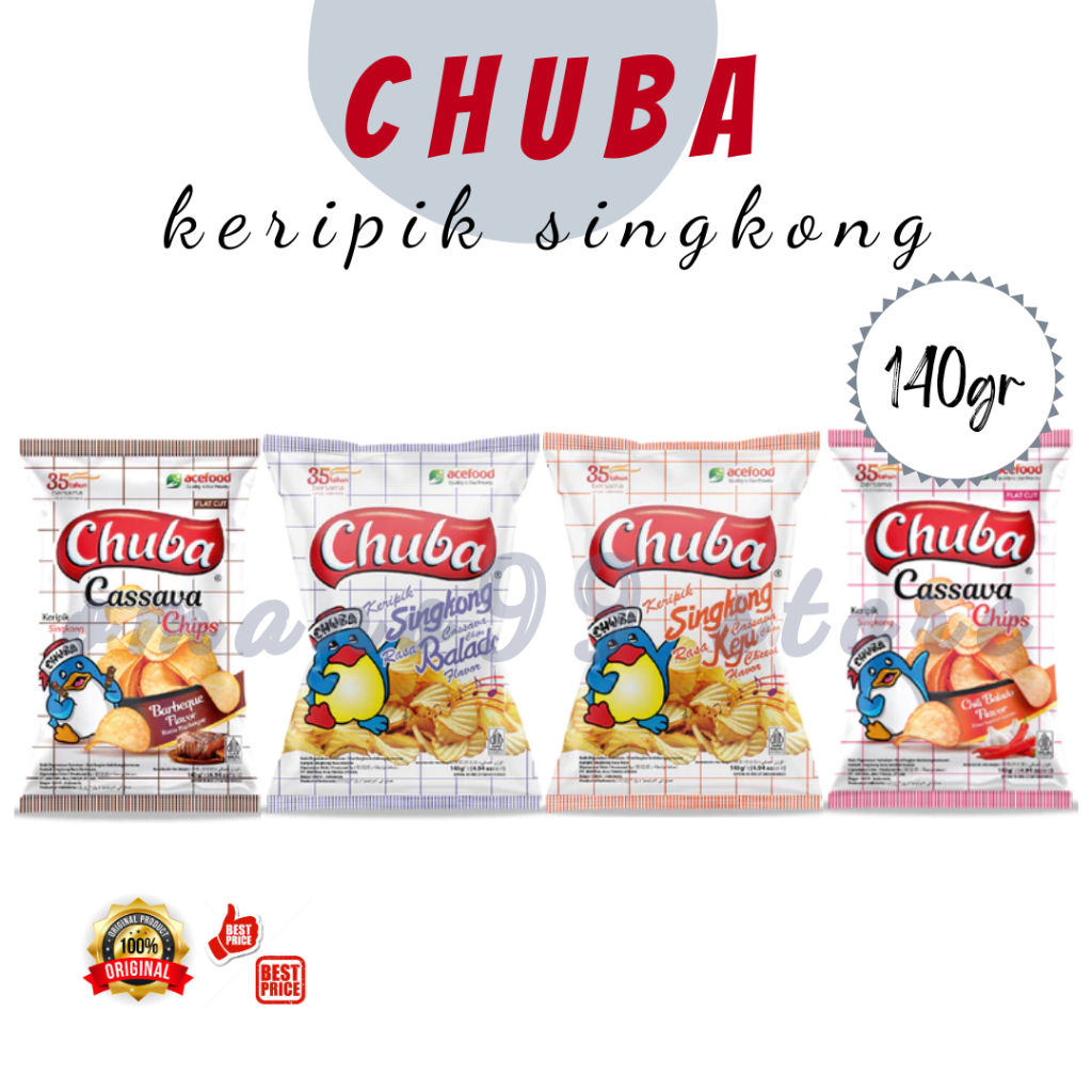 

Chuba Keripik Singkong All Varian 140 Gram