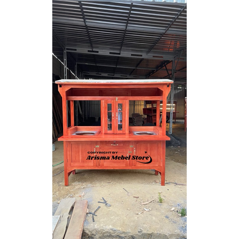 Gerobak Mie Ayam Bakso, Gerobak mie ayam 2 tungku, gerobak mie ayam bakso kayu, gerobak bakso, gerob