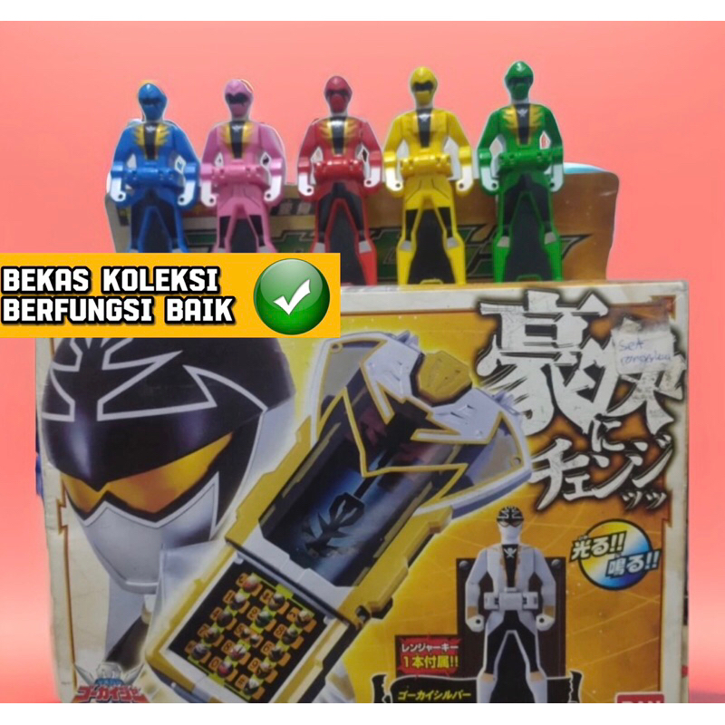 Dx Power Rangers Super Megaforce Kaizoku Sentai Gokai Gokaiger Silver Changer