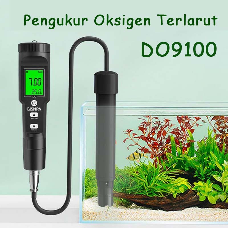 1 Set Dissolved Oxygen Meter Alat Ukur Oksigen Air 0.0-40.0 Mg/L Do Tester Oksigen Water DO9100 DO T