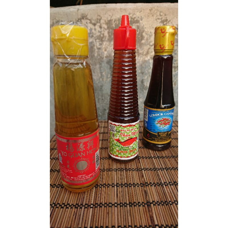 

Bundling Minyak Wijen + Kecap Ikan + Kecap Asin Lebih Murah