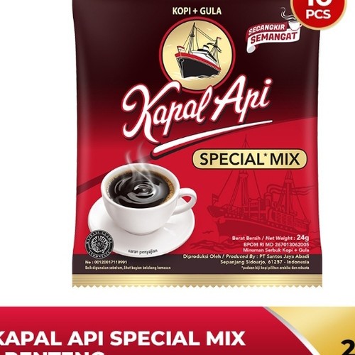 

Kopi Sachet Kapal Api Mix Spesial Promo Grosir Termurah 24 Gr Isi 10 Sachet