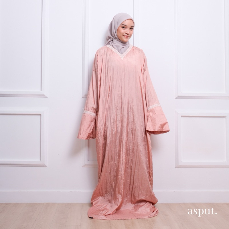 ASPUT - Alora Pink Mukena Abaya Parasut