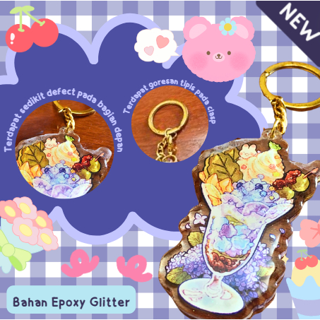 Acrylic Keychain/Epoxy Keychain/Gantungan Kunci