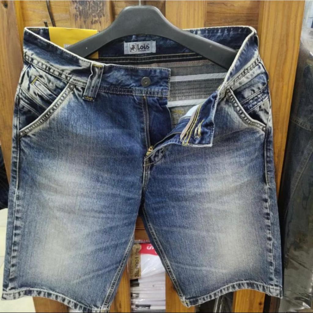 Celana Pendek Lois original - Lois Terbaru - Jeans Denim Pendek - Jeans Pendek