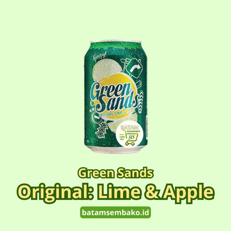 

Green Sands Original Lime & Apple 330 mL