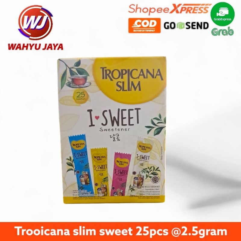 

tropicana slim sweet 25pcsx2.5gram