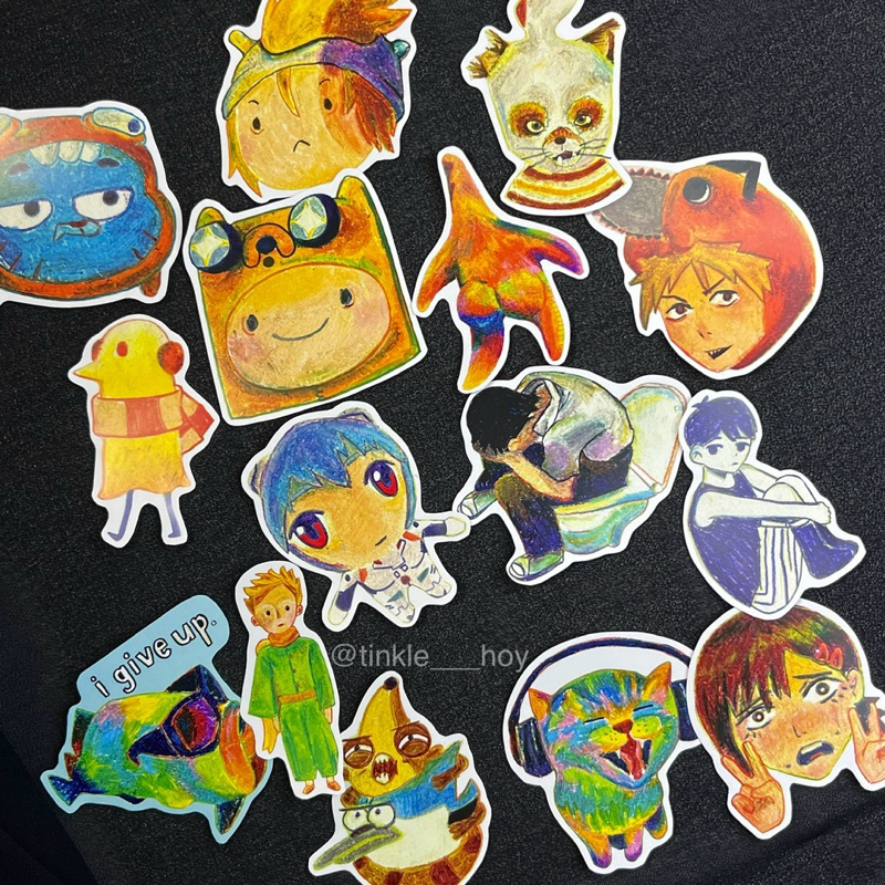 

Fan merch vinyl stickers